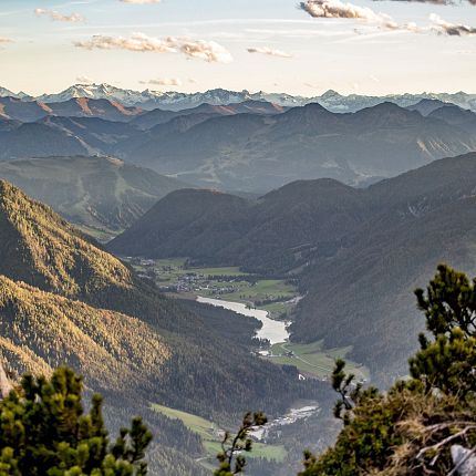 Unique panorama from the Steinplatte Waidring