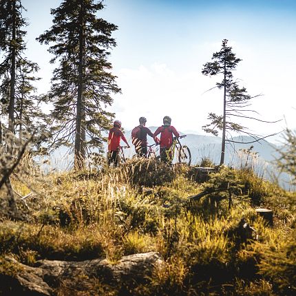 Mountainbaiken auf der Steinplatte Waidring