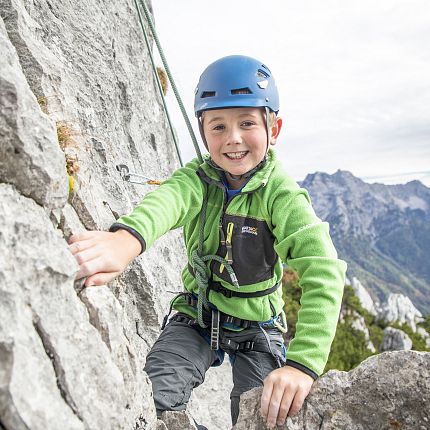 Exploring new paths - climbing on the Steinplatte