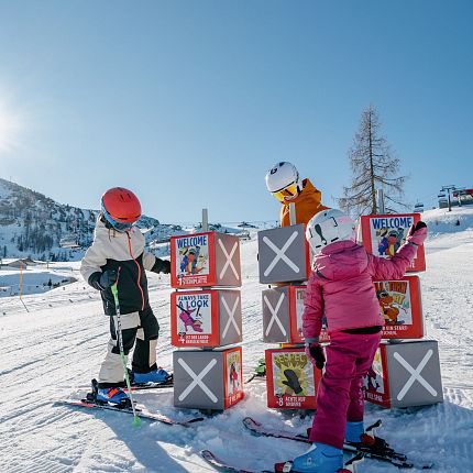 Triassic Funline family ski area Steinplatte Winklmoosalm